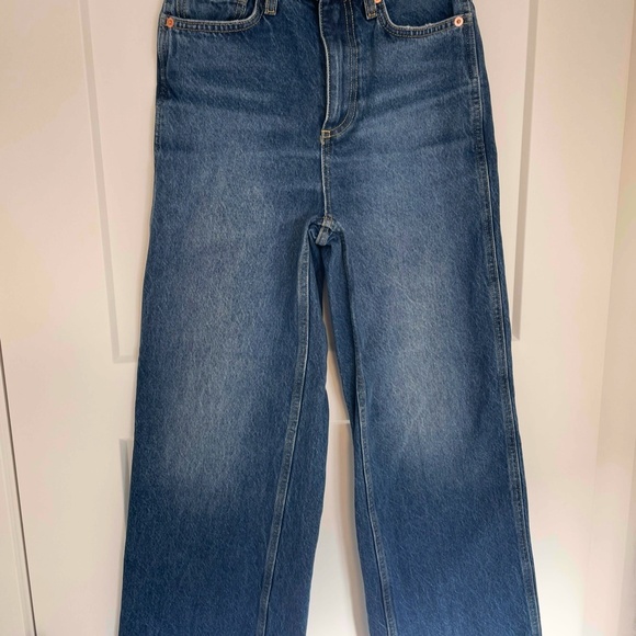 Mango Mid-Rise Straight Jeans - Size 24 - Picture 4 of 6